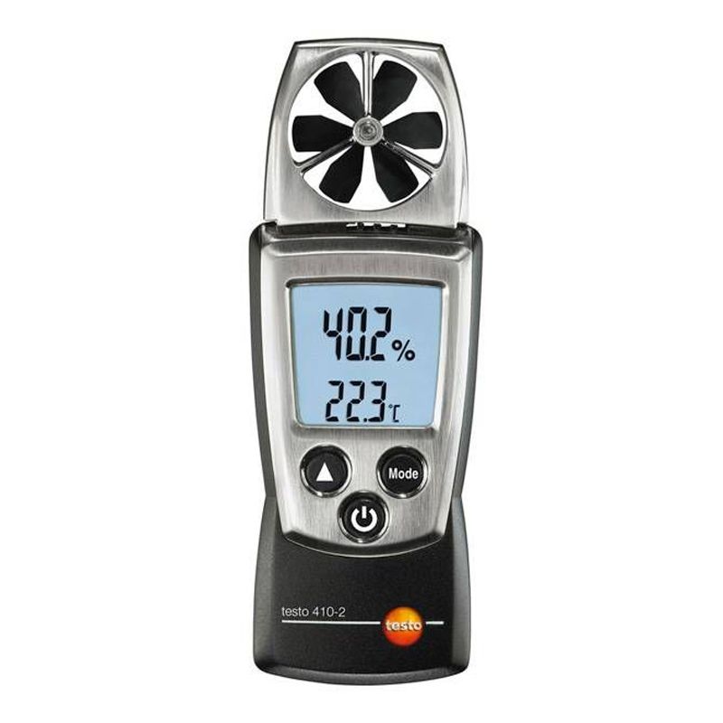 Testo 410-2 - Карманный анемометр с крыльчаткой и сенсором влажности