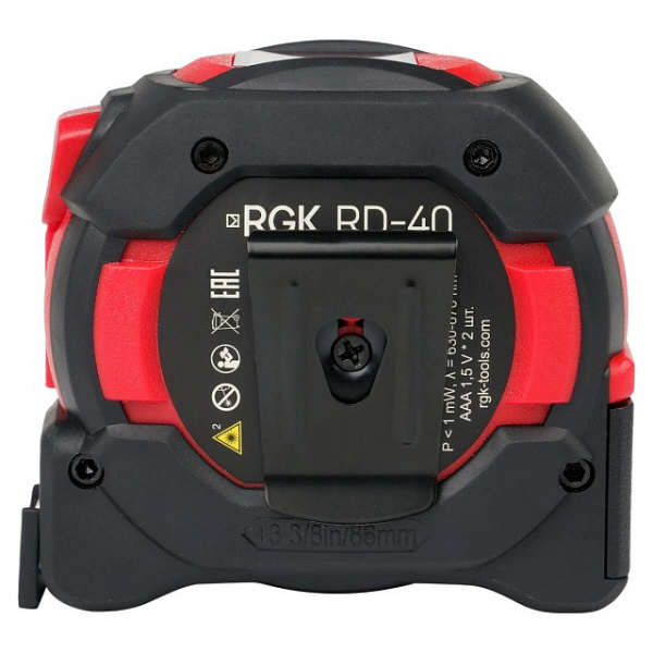 Фото Лазерный дальномер с рулеткой RGK RD-40