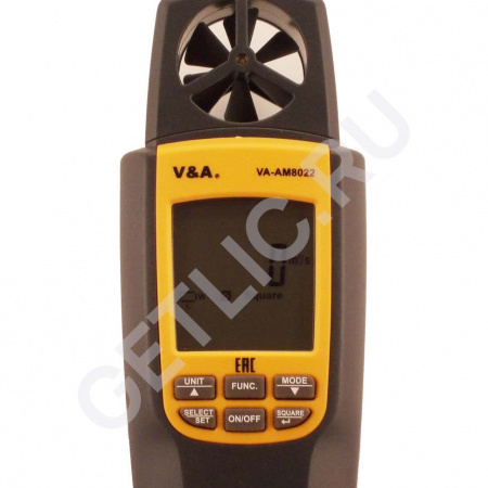 Фото Анемометр VA-AM8022 с калибровкой